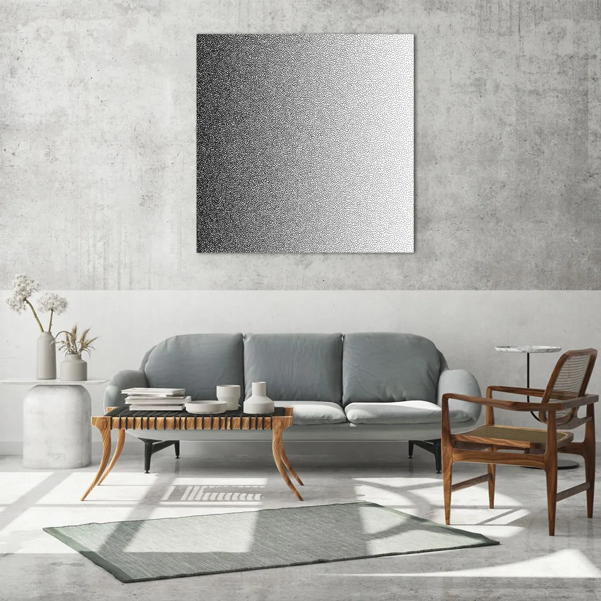 Glastavla - Bild på glas - Mot ljuset - 70x70 cm