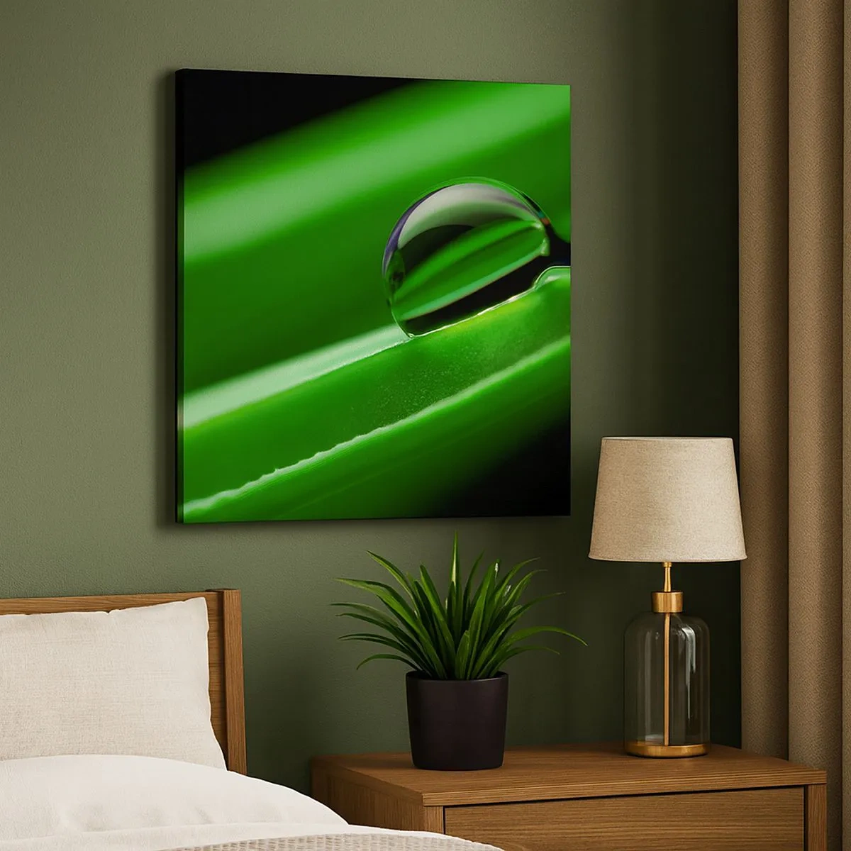 Canvastavla - Bild på duk - Livet på nära håll - 30x30 cm