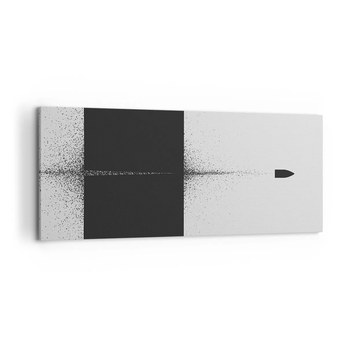 Canvastavla - Bild på duk - Rakt mot målet - 120x50 cm