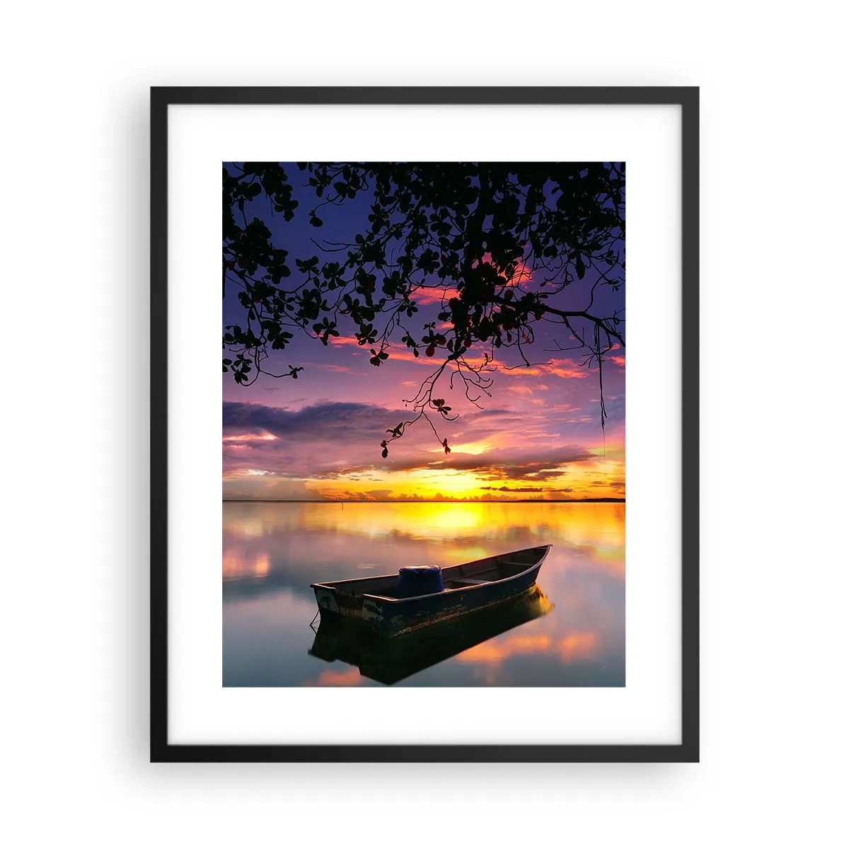 Affisch i svart ram - "Du verkar hänga i mitten av himmelvalvet…" - 40x50 cm