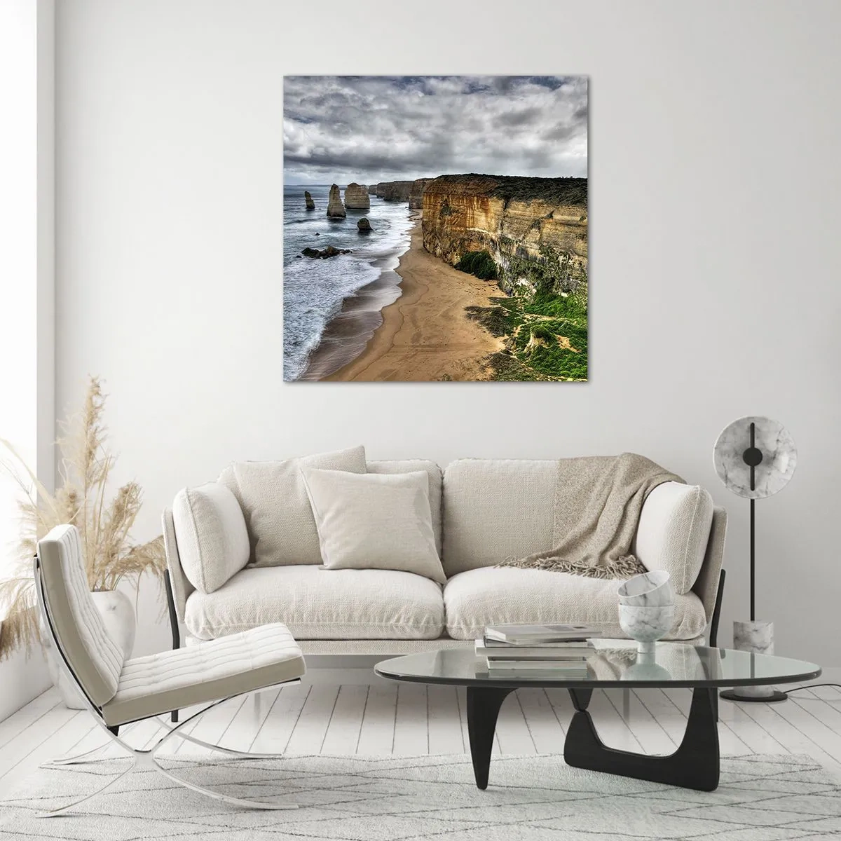 Glastavla - Bild på glas - Rå skönhet - 40x40 cm