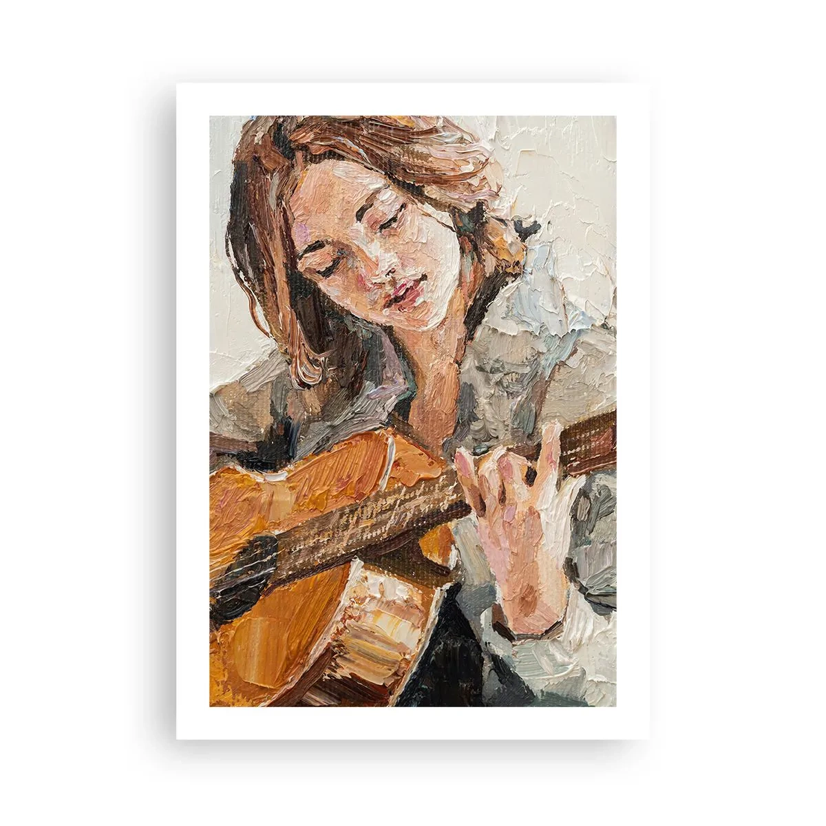 Affisch - Konsert för gitarr och en flickas hjärta - 50x70 cm