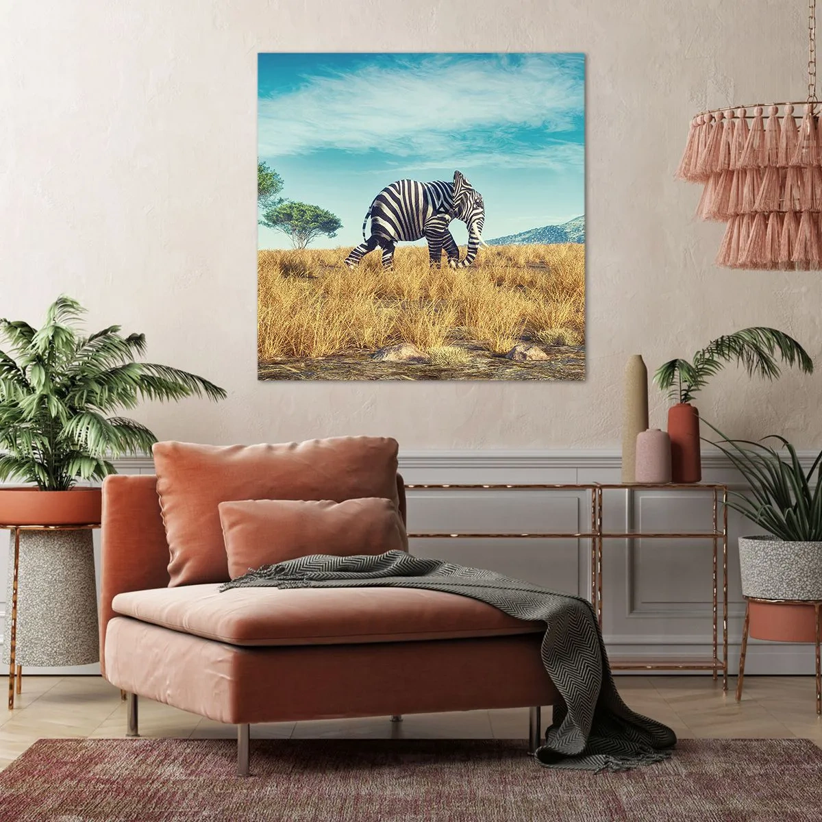 Canvastavla - Bild på duk - Grått är ute - 70x70 cm