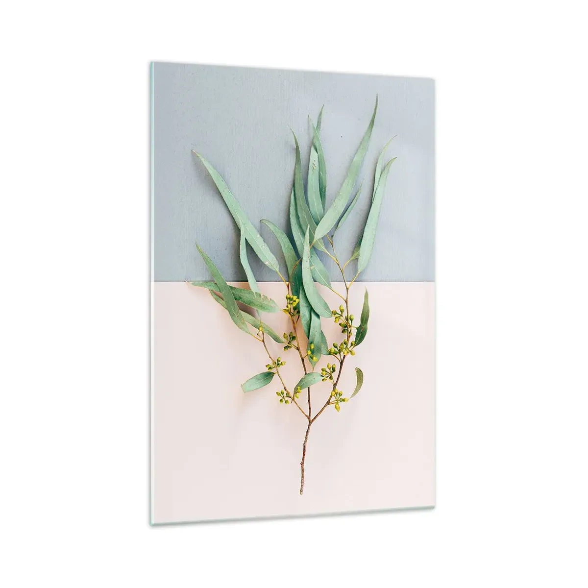 Glastavla - Bild på glas - Pastellens subtilitet - 70x100 cm