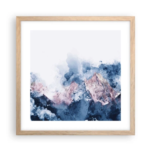 Affisch i ram av ljusek - Det är toppen! - 40x40 cm