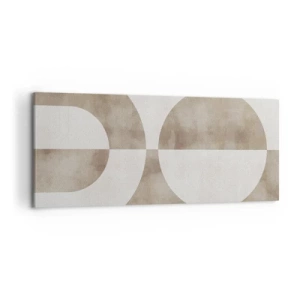 Canvastavla - Bild på duk - Likheter och skillnader - 120x50 cm