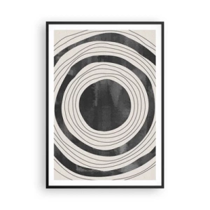 Affisch i svart ram - I själva kärnan - 70x100 cm