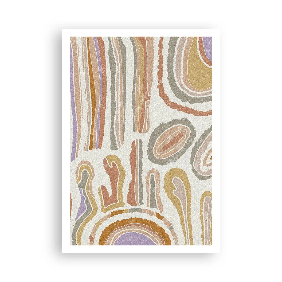 Affisch - Färgglada tvärsnitt - 70x100 cm