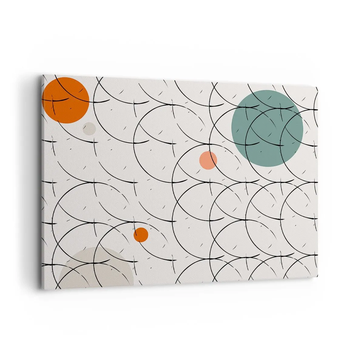 Canvastavla - Bild på duk - I popkonstens anda - 100x70 cm