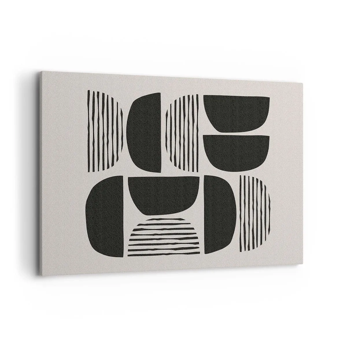 Canvastavla - Bild på duk - Arrangemang med halvor - 120x80 cm