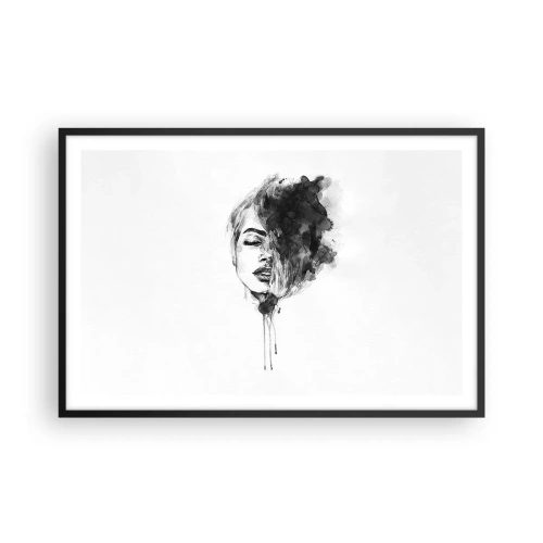Affisch i svart ram - Vad flickan drömmer om - 91x61 cm