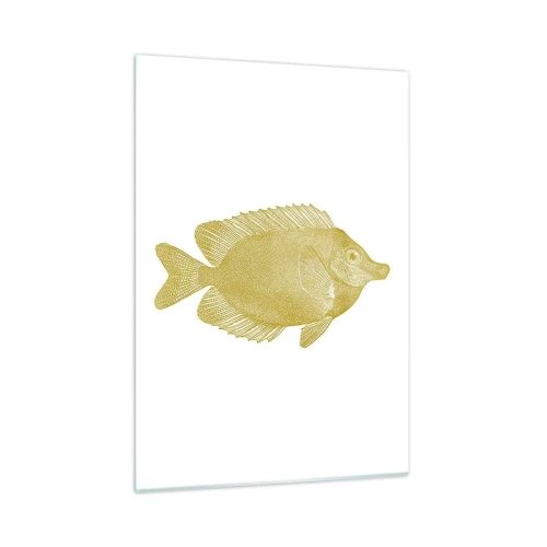 Glastavla - Bild på glas - Fisk och det är allt - 50x70 cm