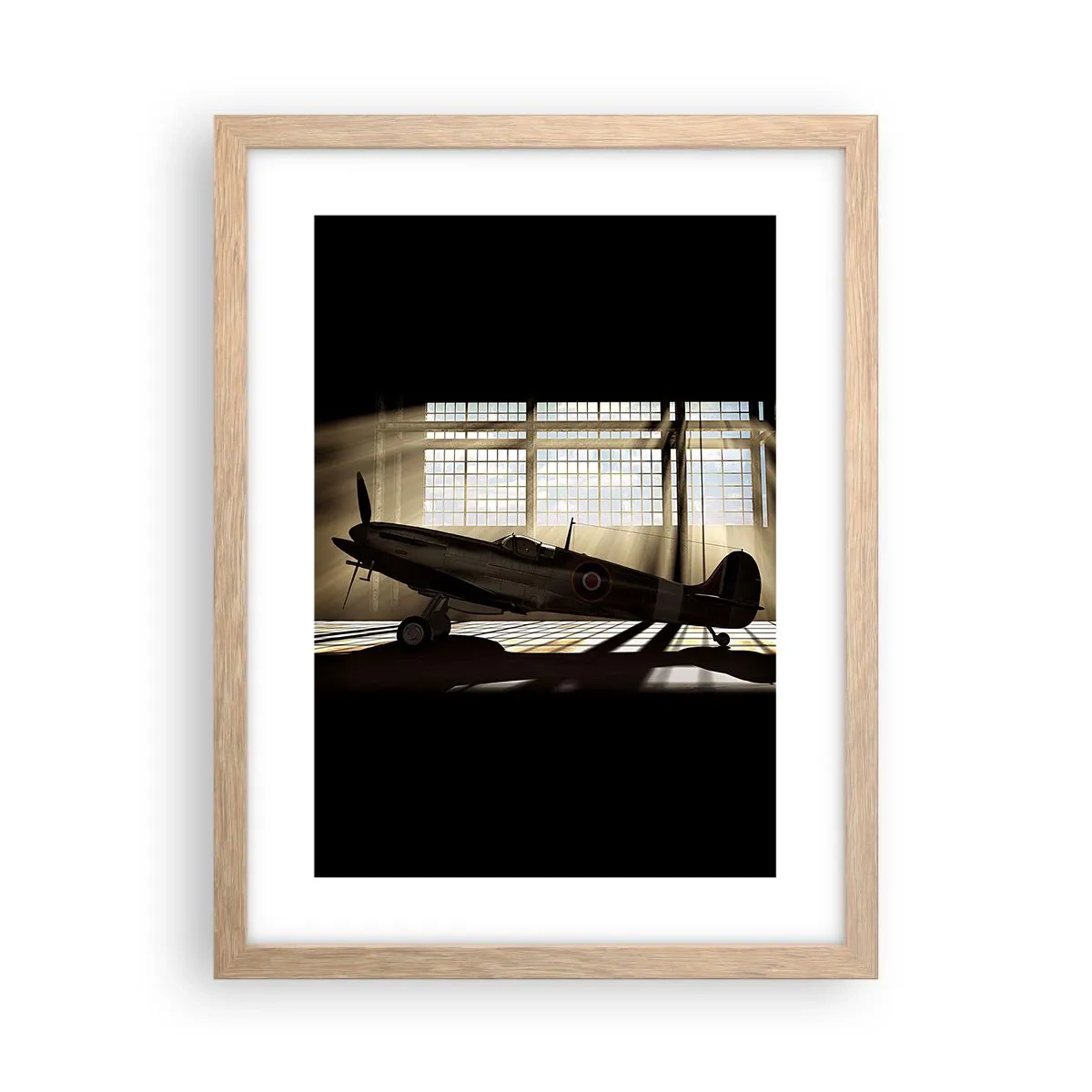 Affisch i ram av ljusek - Kämpens vila - 30x40 cm