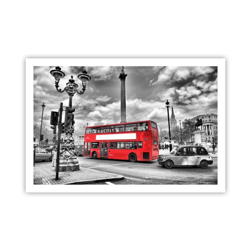 Affisch - Stadens riktiga blodomlopp - 91x61 cm