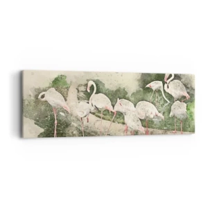 Canvastavla - Bild på duk - Exotisk dröm - 90x30 cm