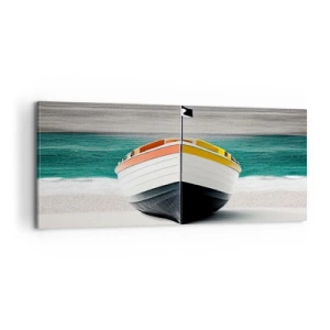 Canvastavla - Bild på duk - På sin plats - 100x40 cm