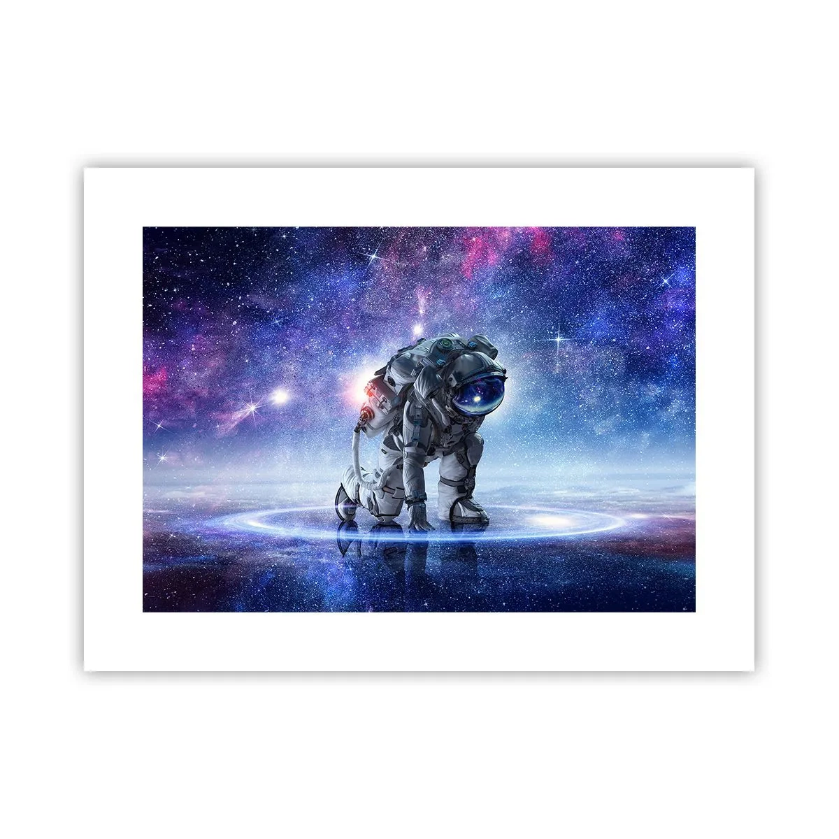 Affisch - Stjärnig himmel över mig - 40x30 cm