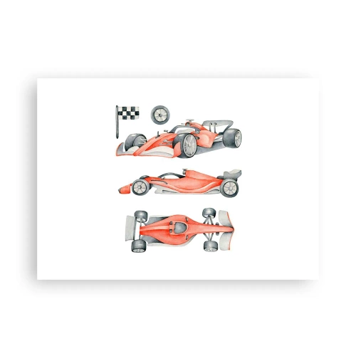 Affisch - Att komma ikapp en dröm - 70x50 cm