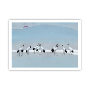 Affisch - Efter en het dag - 100x70 cm