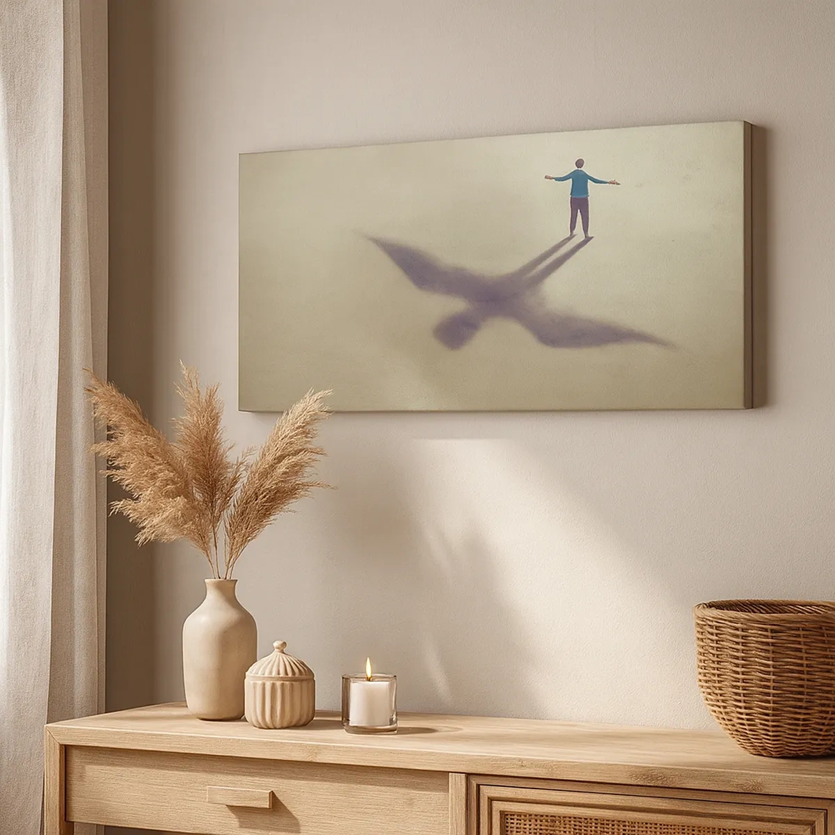 Canvastavla - Bild på duk - Framtidens hjälte - 30x30 cm