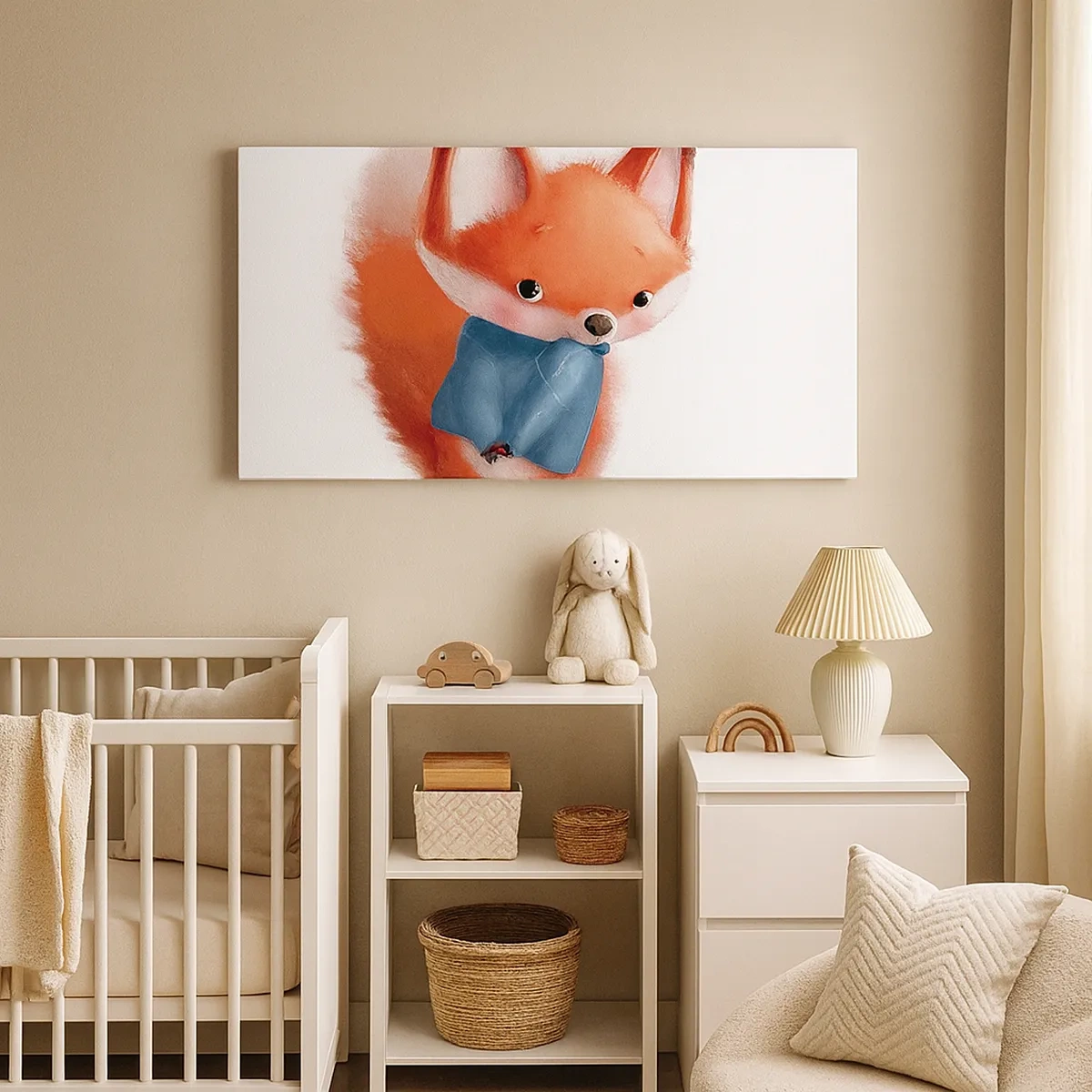 Canvastavla - Bild på duk - Ser jag bra ut? - 30x30 cm