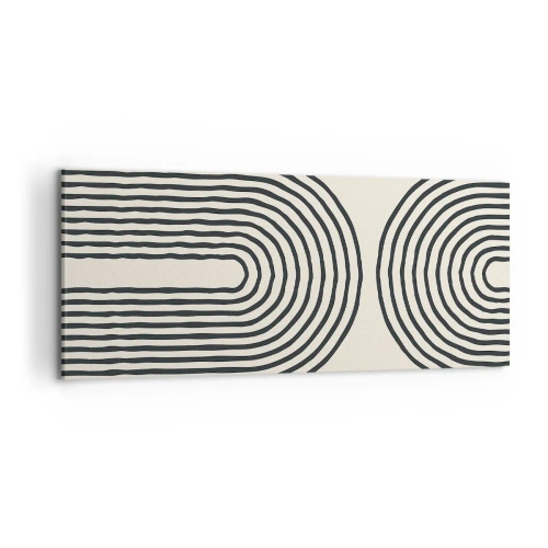 Canvastavla - Bild på duk - Om en stund... - 120x50 cm