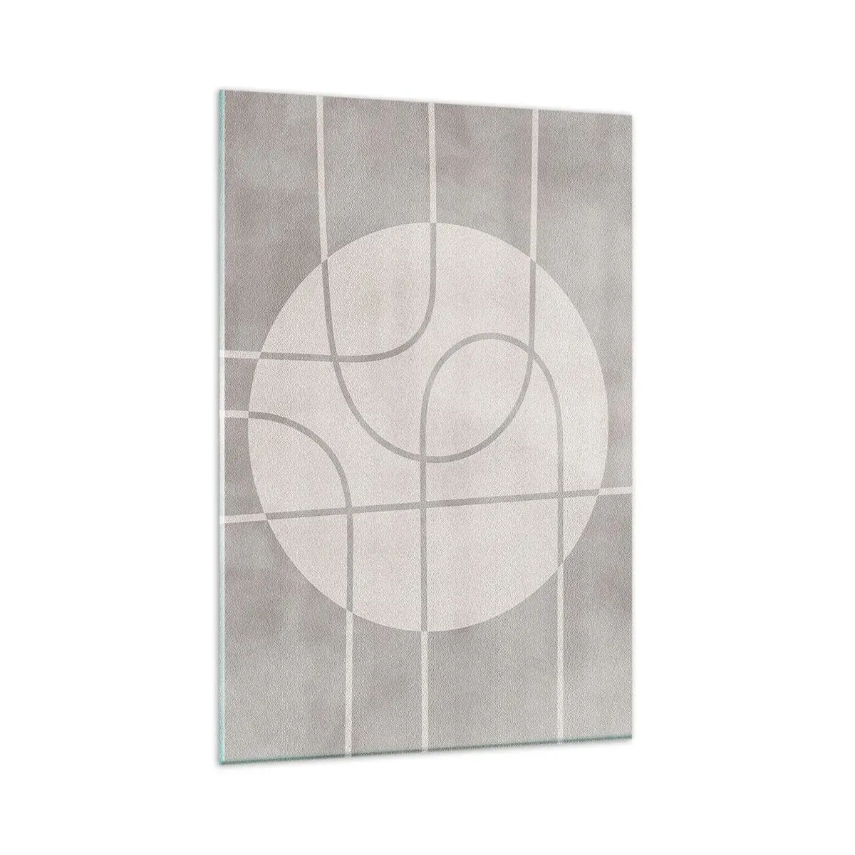 Glastavla - Bild på glas - Cirkulärt och rakt fram - 80x120 cm