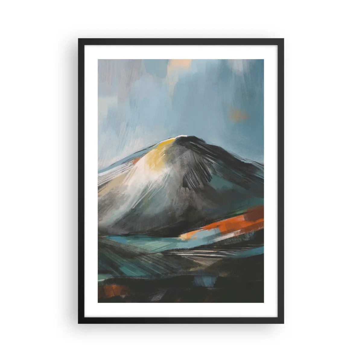 Affisch i svart ram - Råa och vackra - 50x70 cm