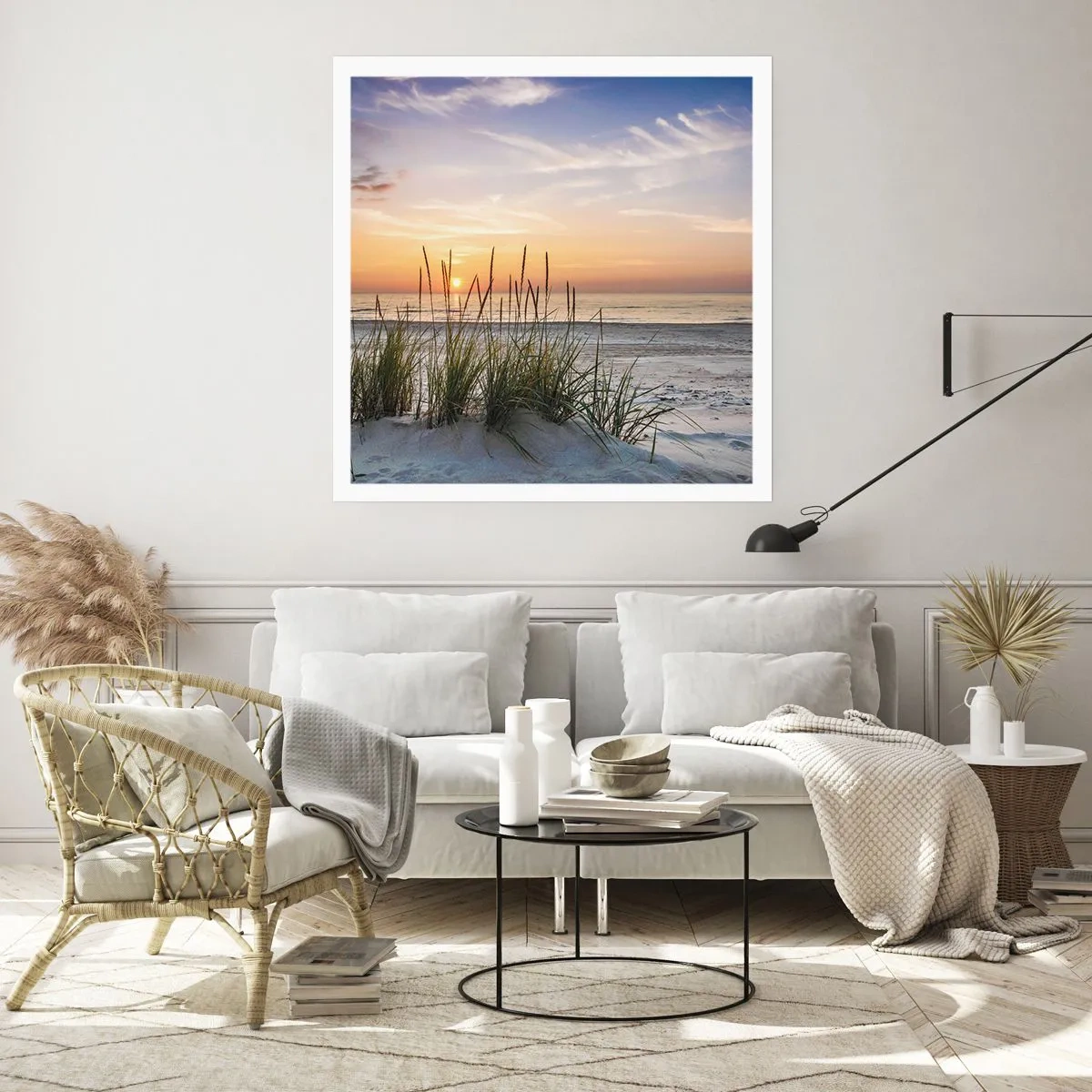 Affisch - Titta, tänk, känn - 50x50 cm