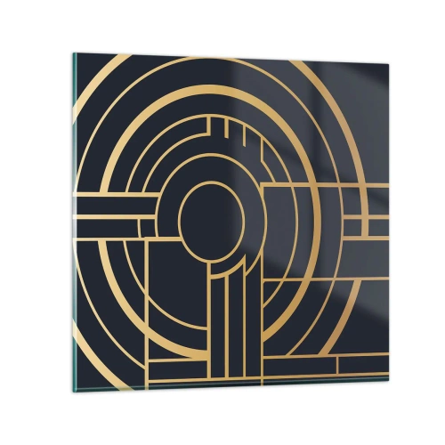 Glastavla - Bild på glas - Sakernas gång - 70x70 cm