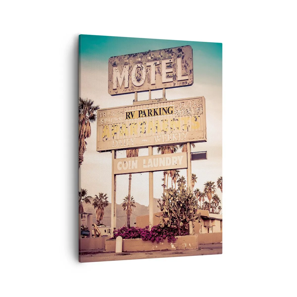 Canvastavla - Bild på duk - Här står tiden stilla - 50x70 cm