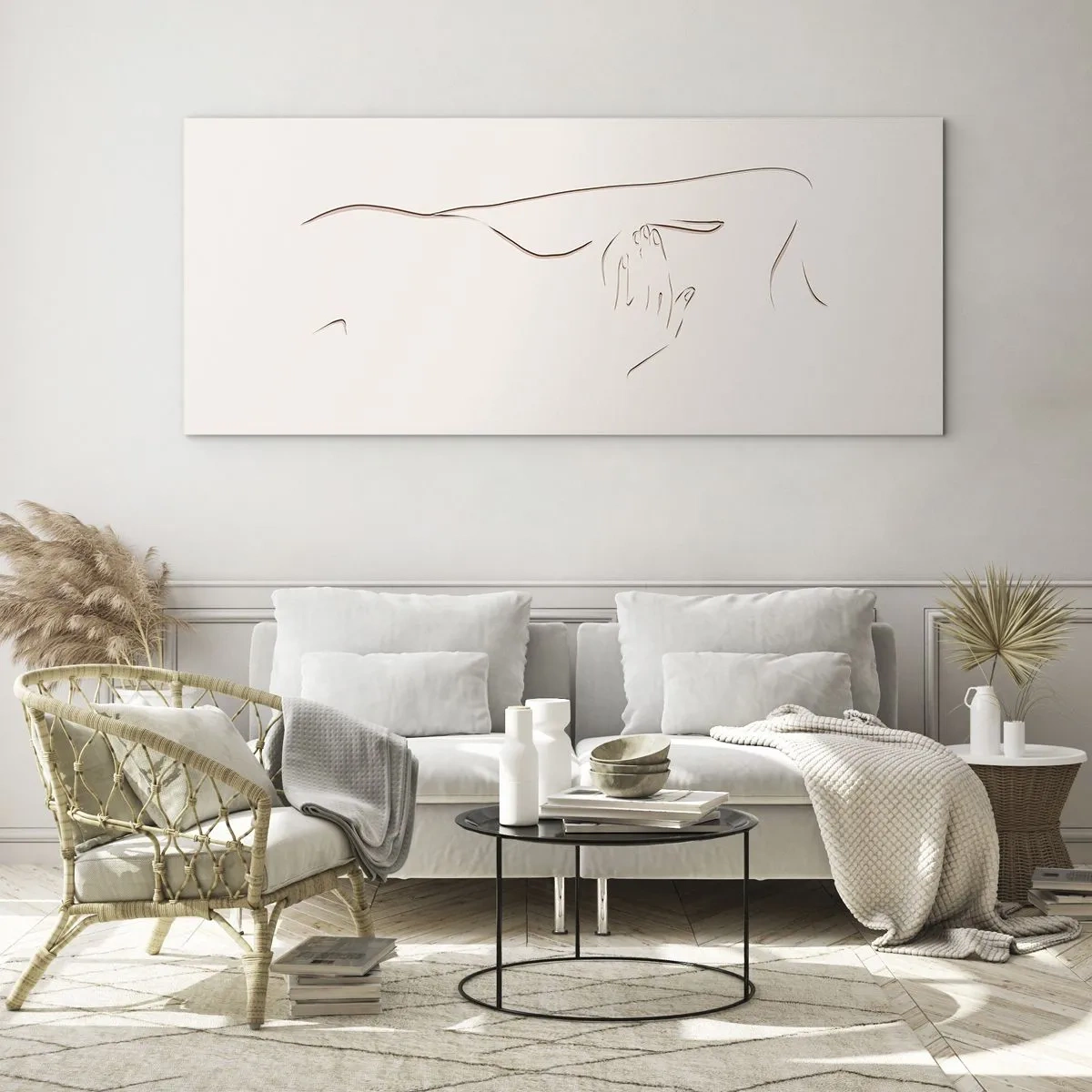 Glastavla - Bild på glas - Begärans form - 120x50 cm