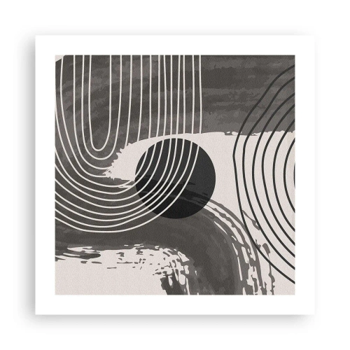 Affisch - Ovalen vinner - 50x50 cm