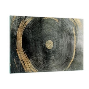 Glastavla - Bild på glas - Förändring och varaktighet - 120x80 cm