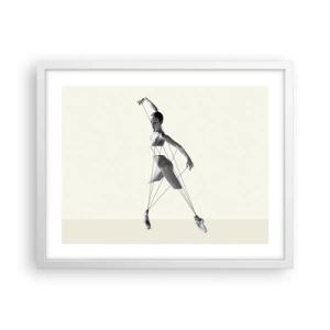 Affisch i vit ram - I världens teater - 50x40 cm