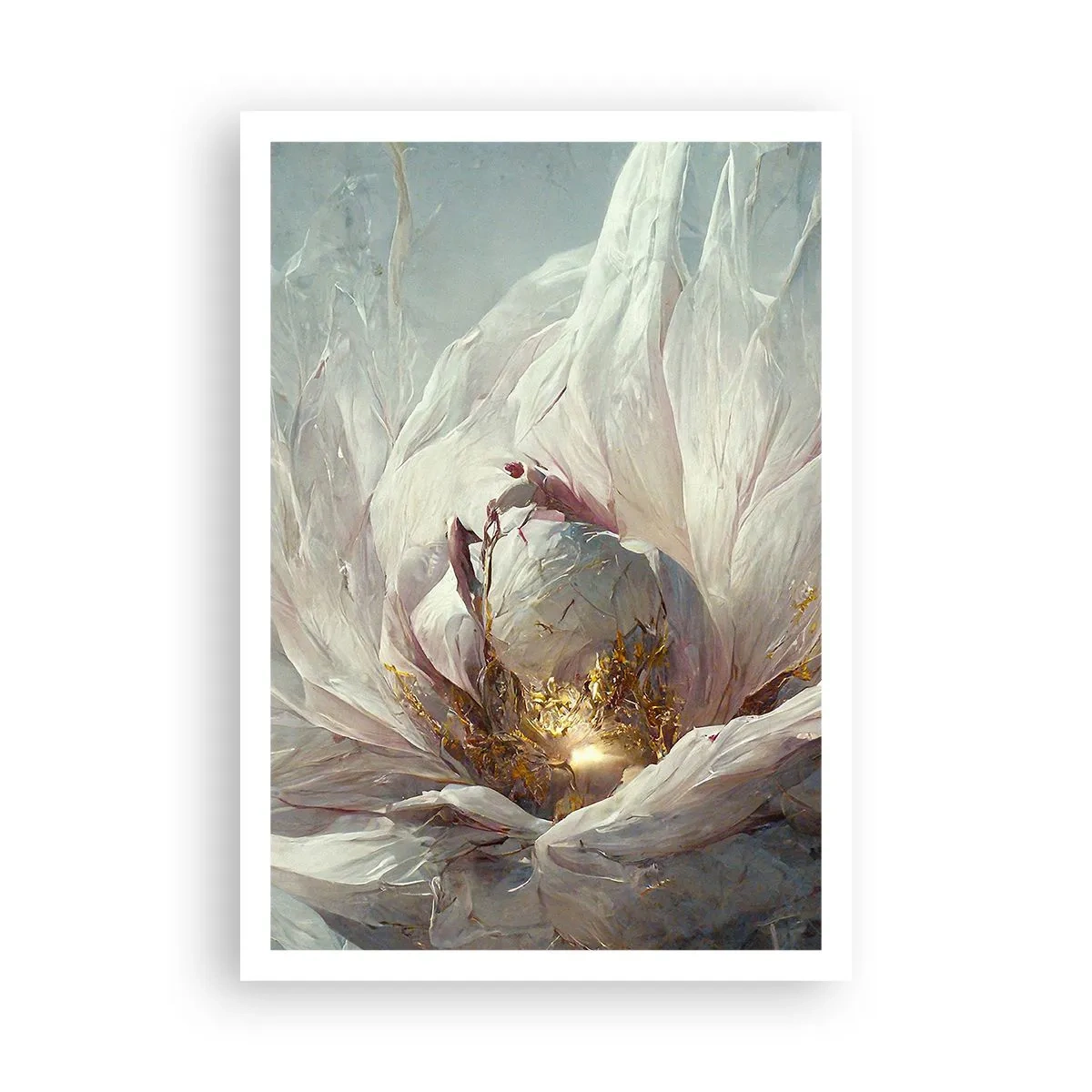 Affisch - Blommar en gång på hundra år - 70x100 cm