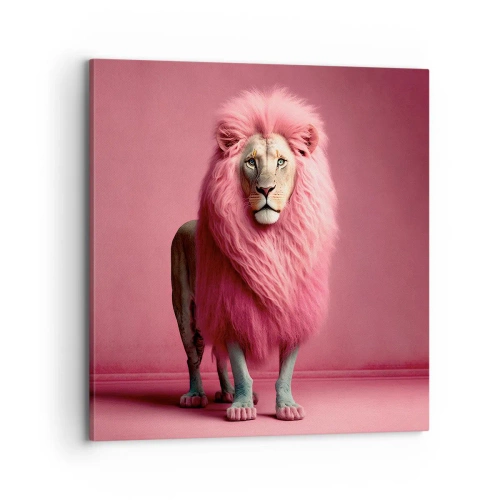 Canvastavla - Bild på duk - Och du är inte längre rädd - 70x70 cm