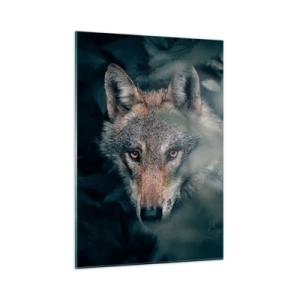 Glastavla - Bild på glas - Jägare - 50x70 cm