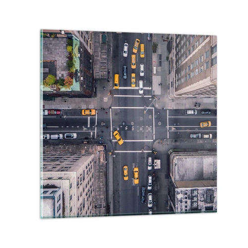 Glastavla - Bild på glas - Enkelt val - 70x70 cm