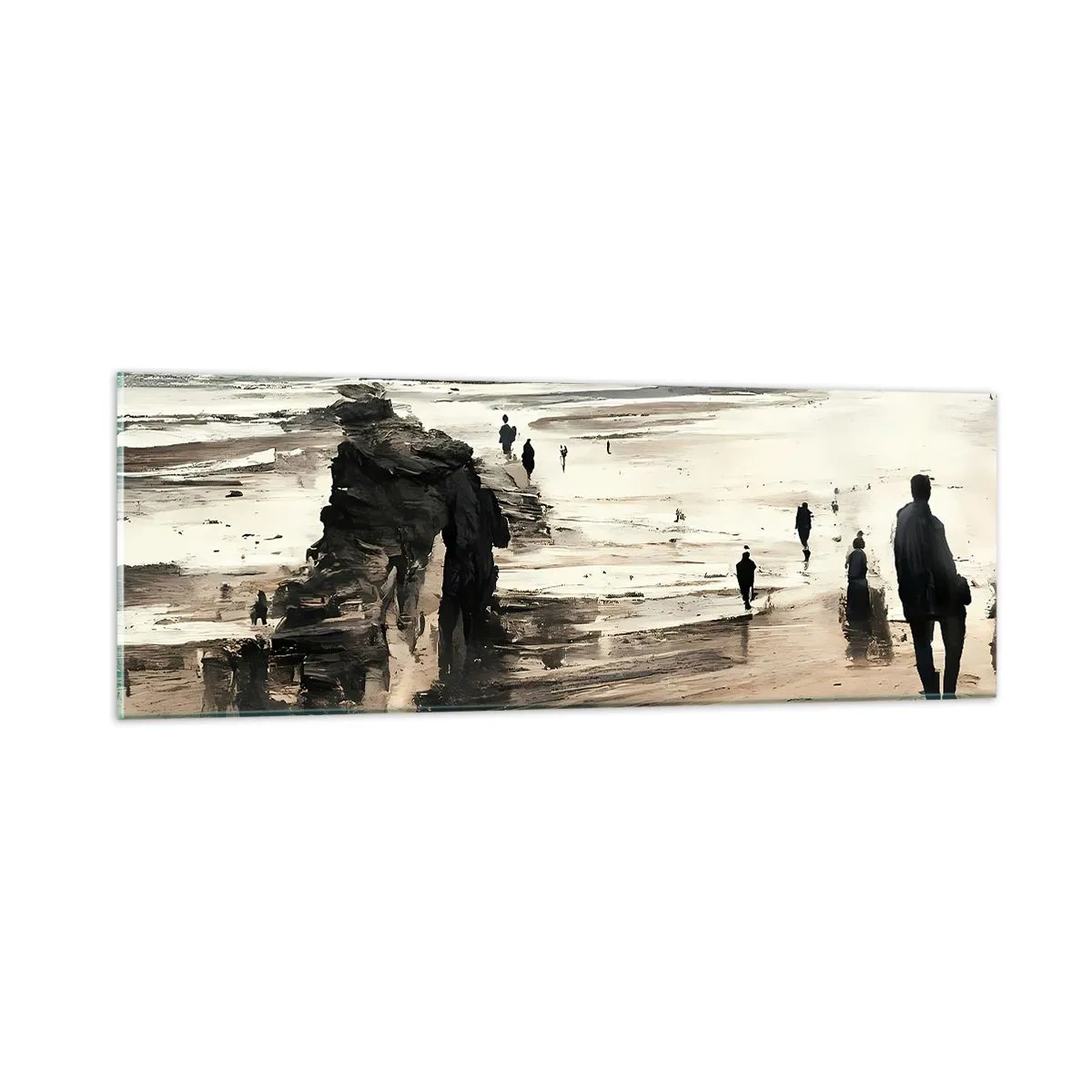 Glastavla - Bild på glas - Framkallade - 90x30 cm