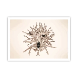 Affisch - Blommar i dansen - 100x70 cm