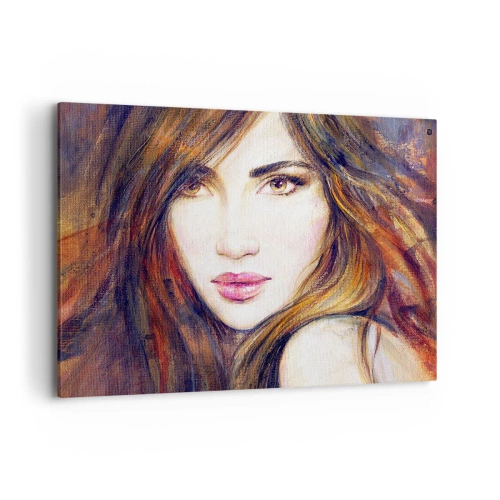 Canvastavla - Bild på duk - Ett öre för dina tankar - 100x70 cm