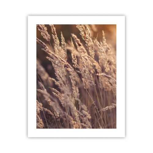 Affisch - Redo att välkomna hösten - 40x50 cm