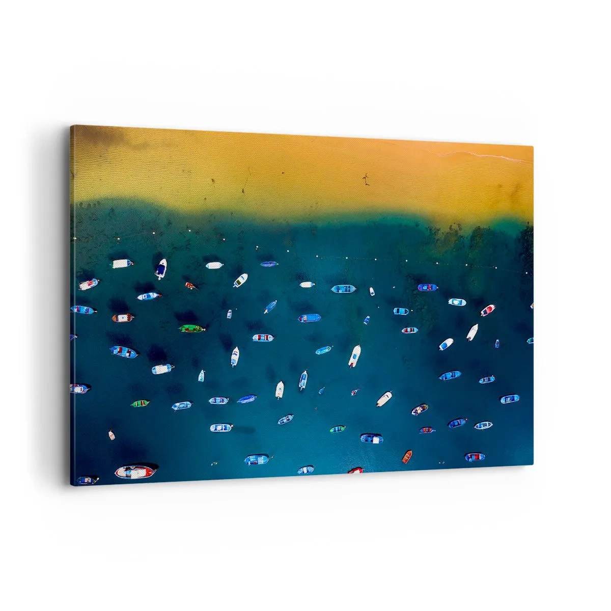 Canvastavla - Bild på duk - Ett semesterspel - 120x80 cm
