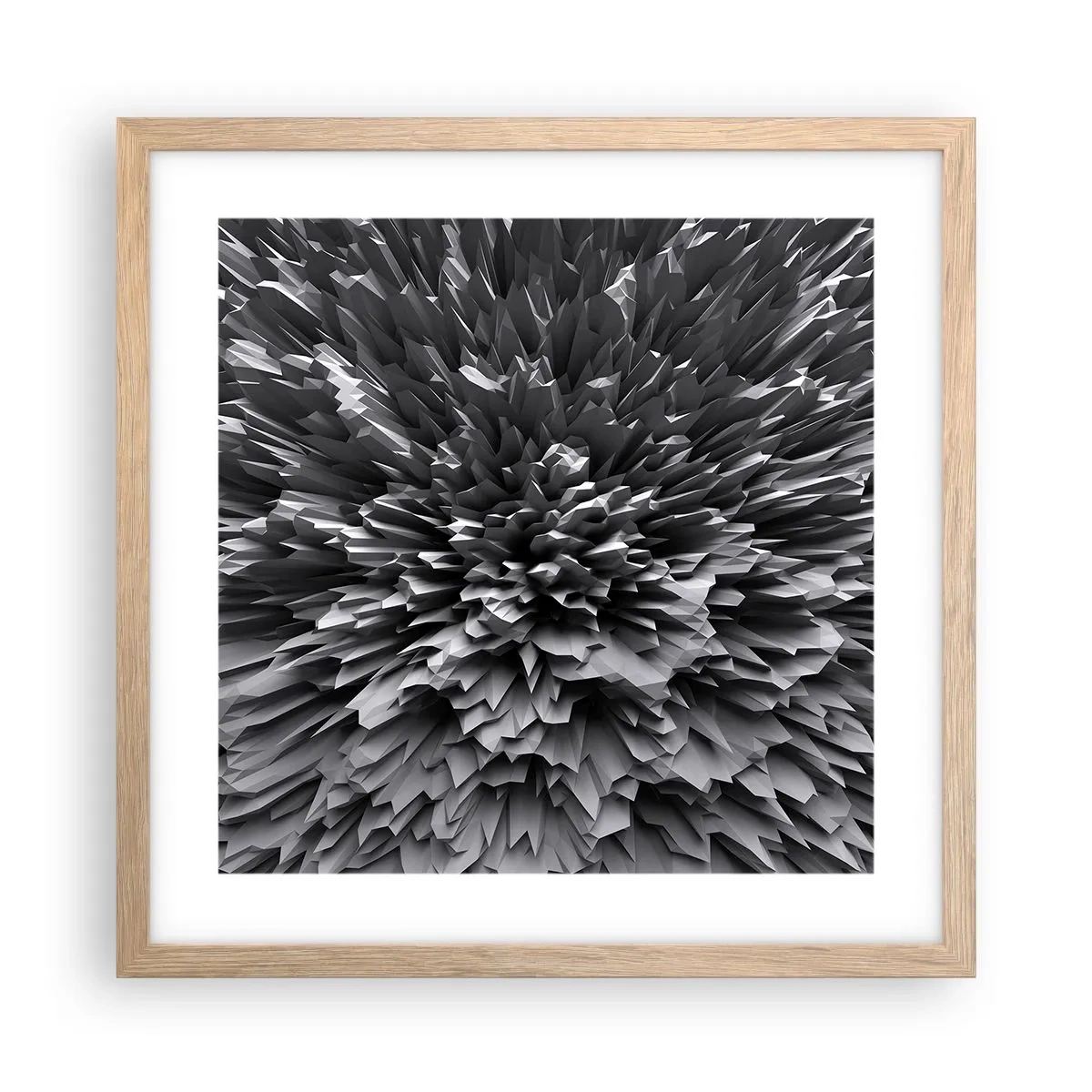 Affisch i ram av ljusek - Det kan inte bli vassare än så här - 40x40 cm