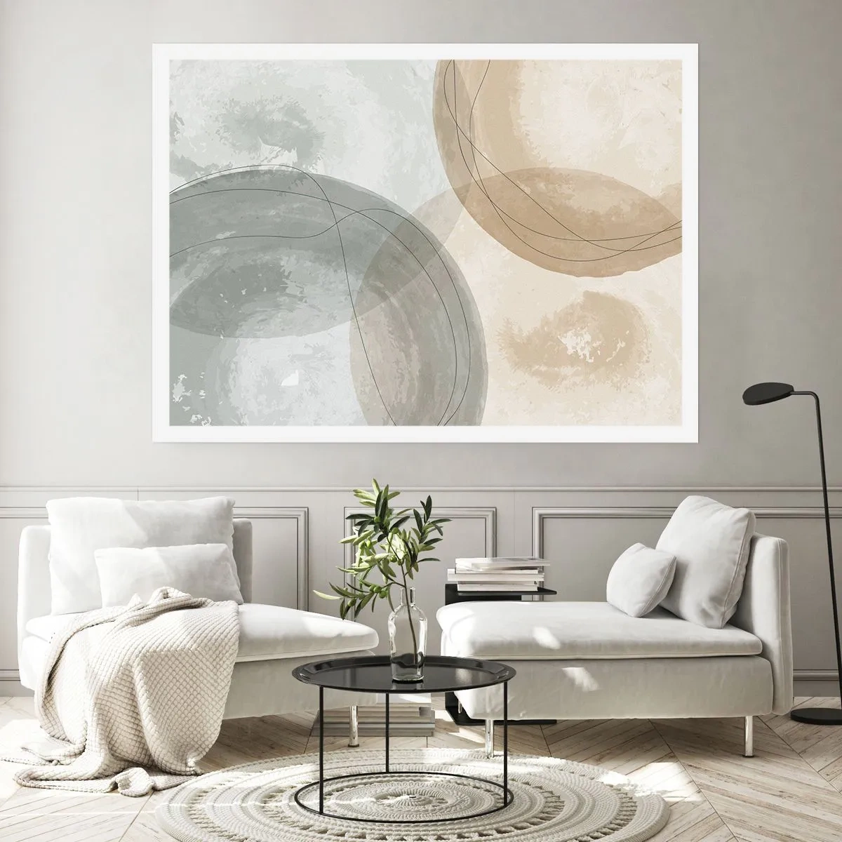 Affisch - Världars samspel - 50x40 cm