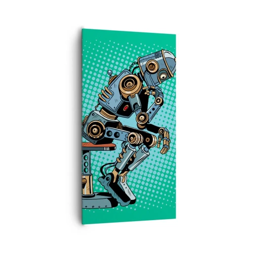 Canvastavla - Bild på duk - Över existensens mening - 65x120 cm