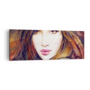 Canvastavla - Bild på duk - Ett öre för dina tankar - 140x50 cm