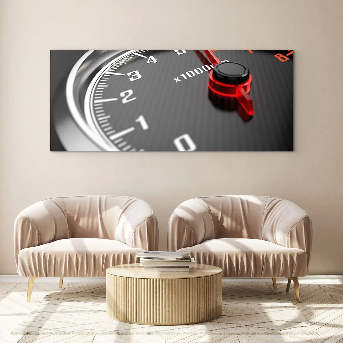 Glastavla - Bild på glas - Gasen i golvet - 100x40 cm