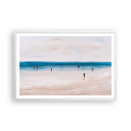 Affisch i vit ram - Ett naturligt behov - 91x61 cm